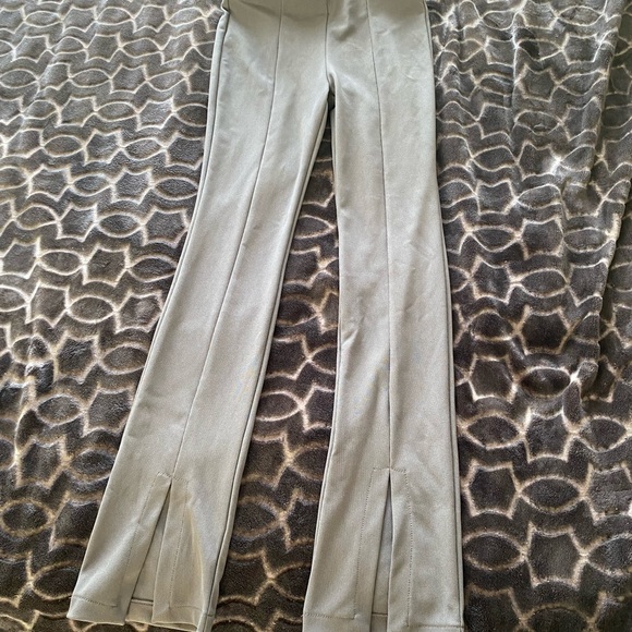 Zara Charcoal Flare Pants - Picture 4 of 7